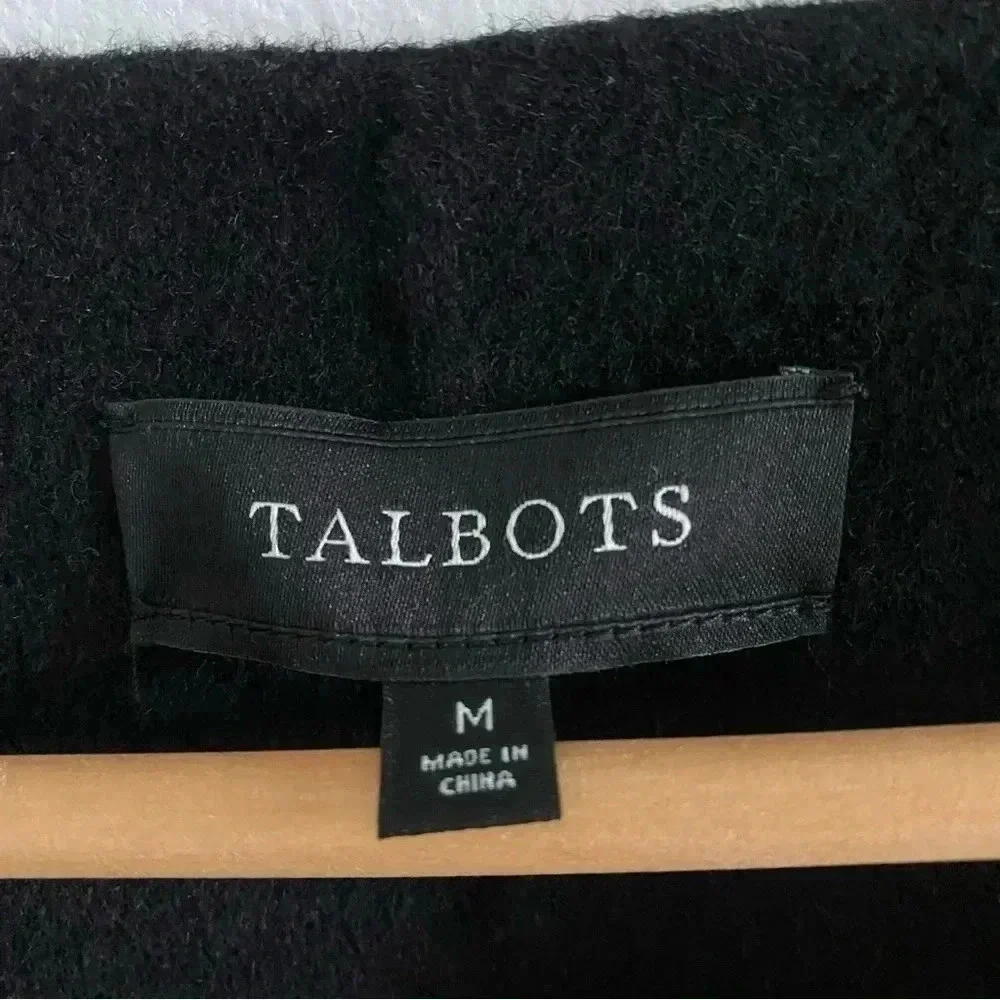TALBOTS BUFFALO PLAID DOUBLE-FACE TOPPER COAT JACKET‎ Sz M
